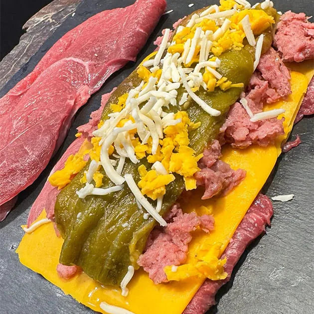 Cachopo con longaniza de Carnicería Víctor Salvo