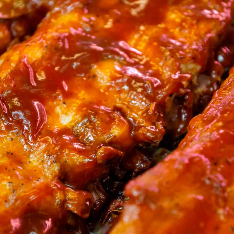 Costillas de cerdo con salsa barbacoa de Carnicería Víctor Salvo