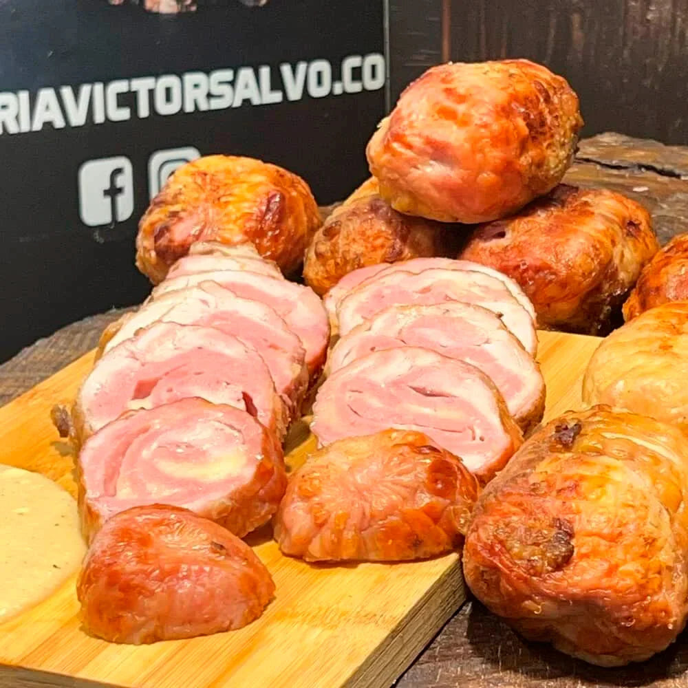 Muslo de pollo asado relleno de Carnicería Víctor Salvo