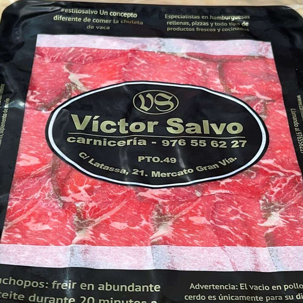 Carpaccio solomillo de vaca de Carnicería Víctor Salvo