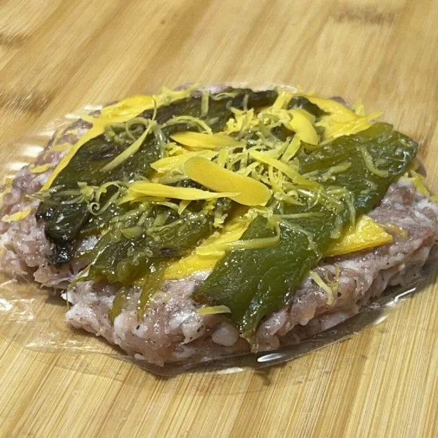 Burger Longaniza con queso y pimiento de Carnicería Víctor Salvo