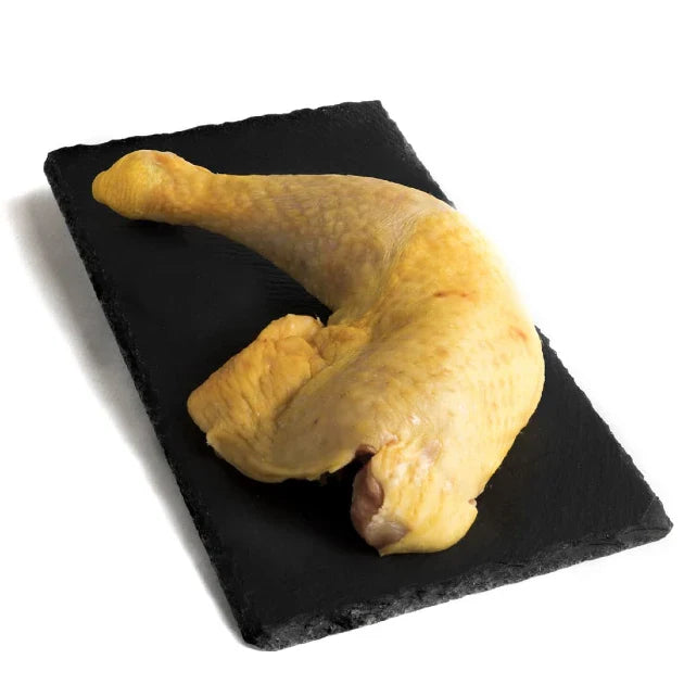 Muslo limpio de pollo amarillo de Carnicería Víctor Salvo