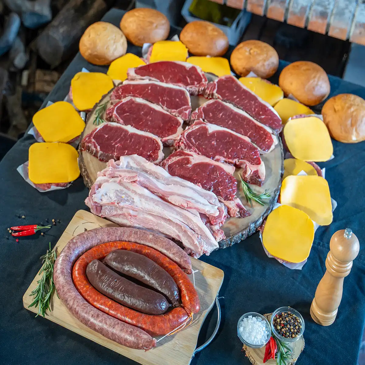 Pack brasa total mejorado de Carnicería Víctor Salvo