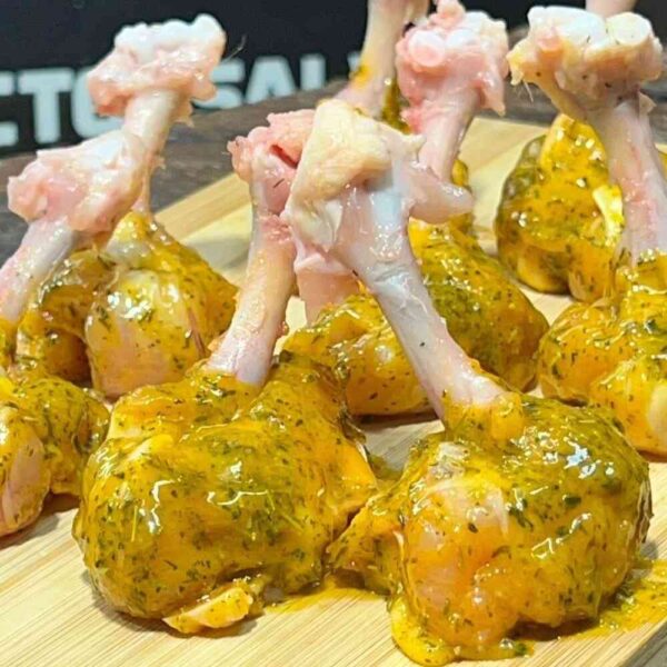 Alitas pollo aliñadas con limón