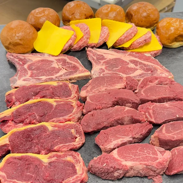 pack de carne para compartir