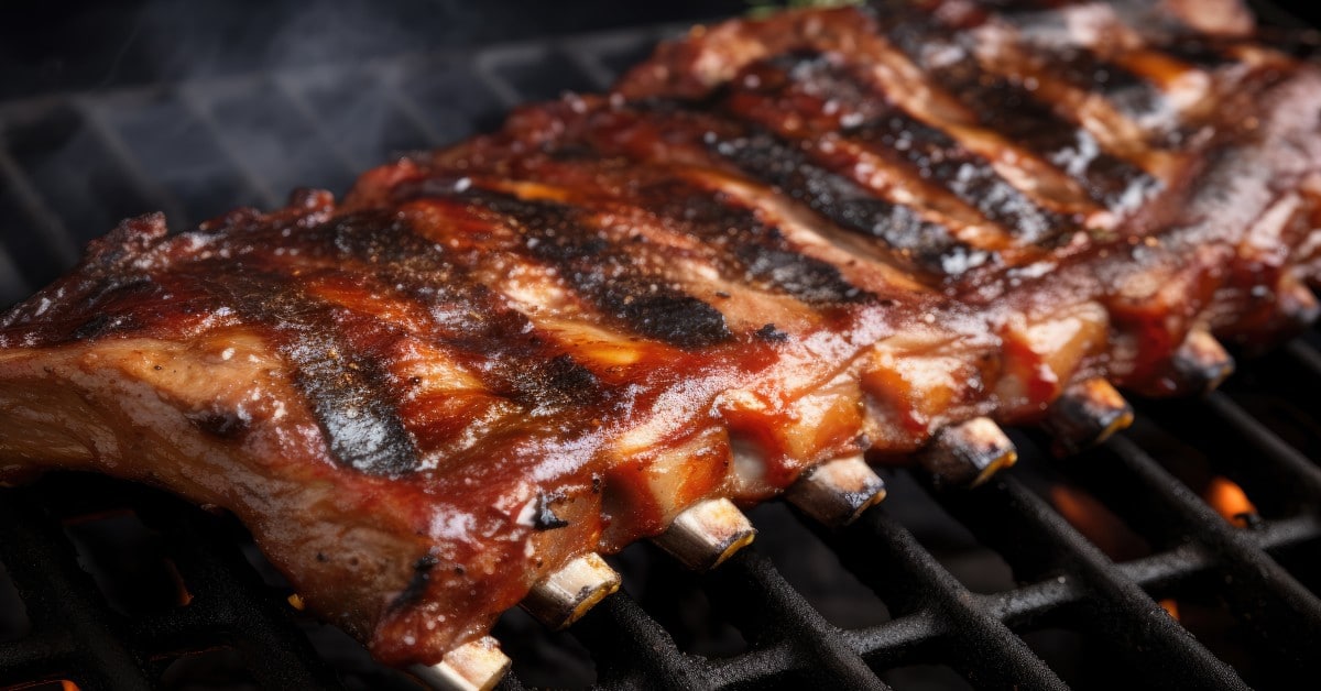 costillas de cerdo a la parrilla costillas de cerdo ibérico Victor Salvo Zaragoza