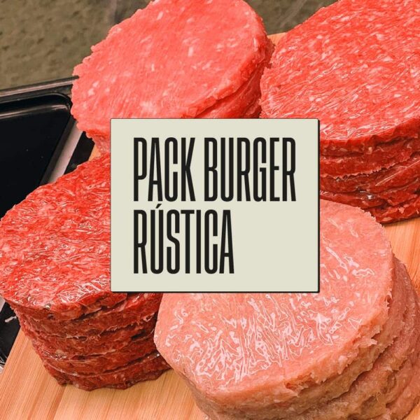 pack burger rústica