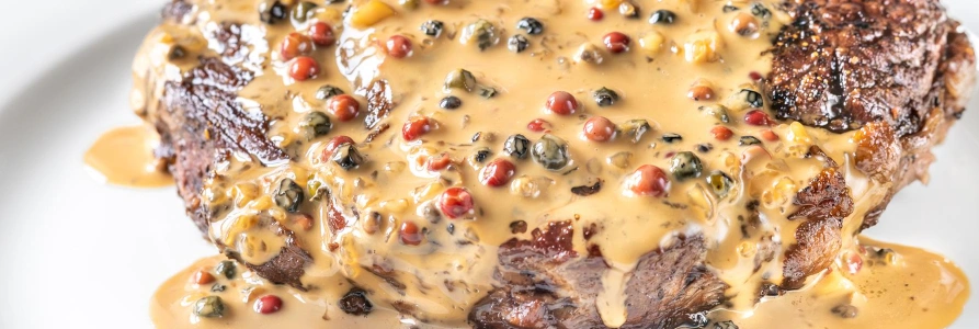 entrecot a la pimienta verde