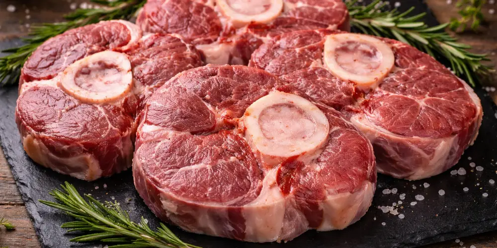 cocción de osobuco de ternera